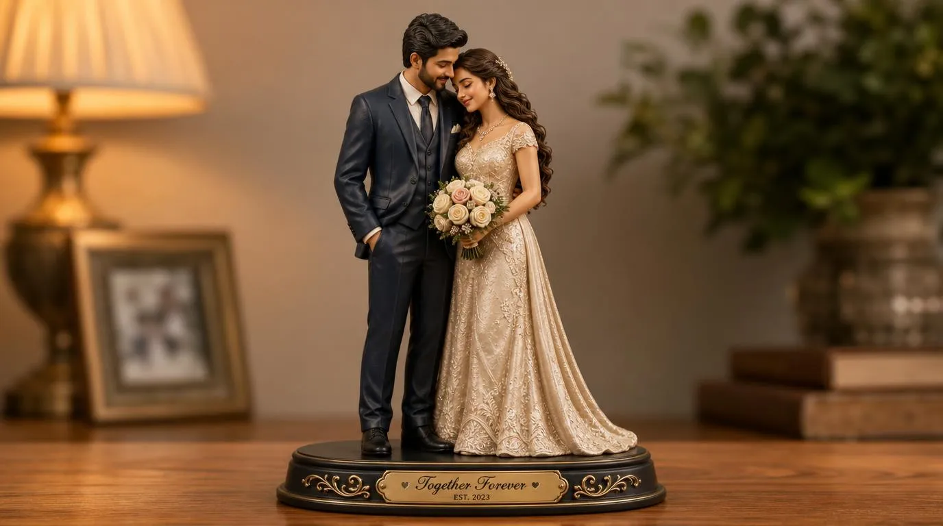 Figurine personnalisée de couple ou de mariage réalisée sur mesure