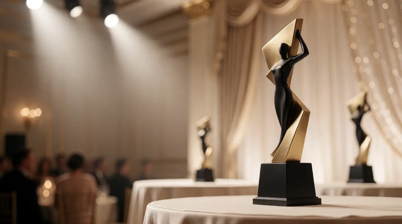 Trophée personnalisé conçu pour une marque ou un événement
