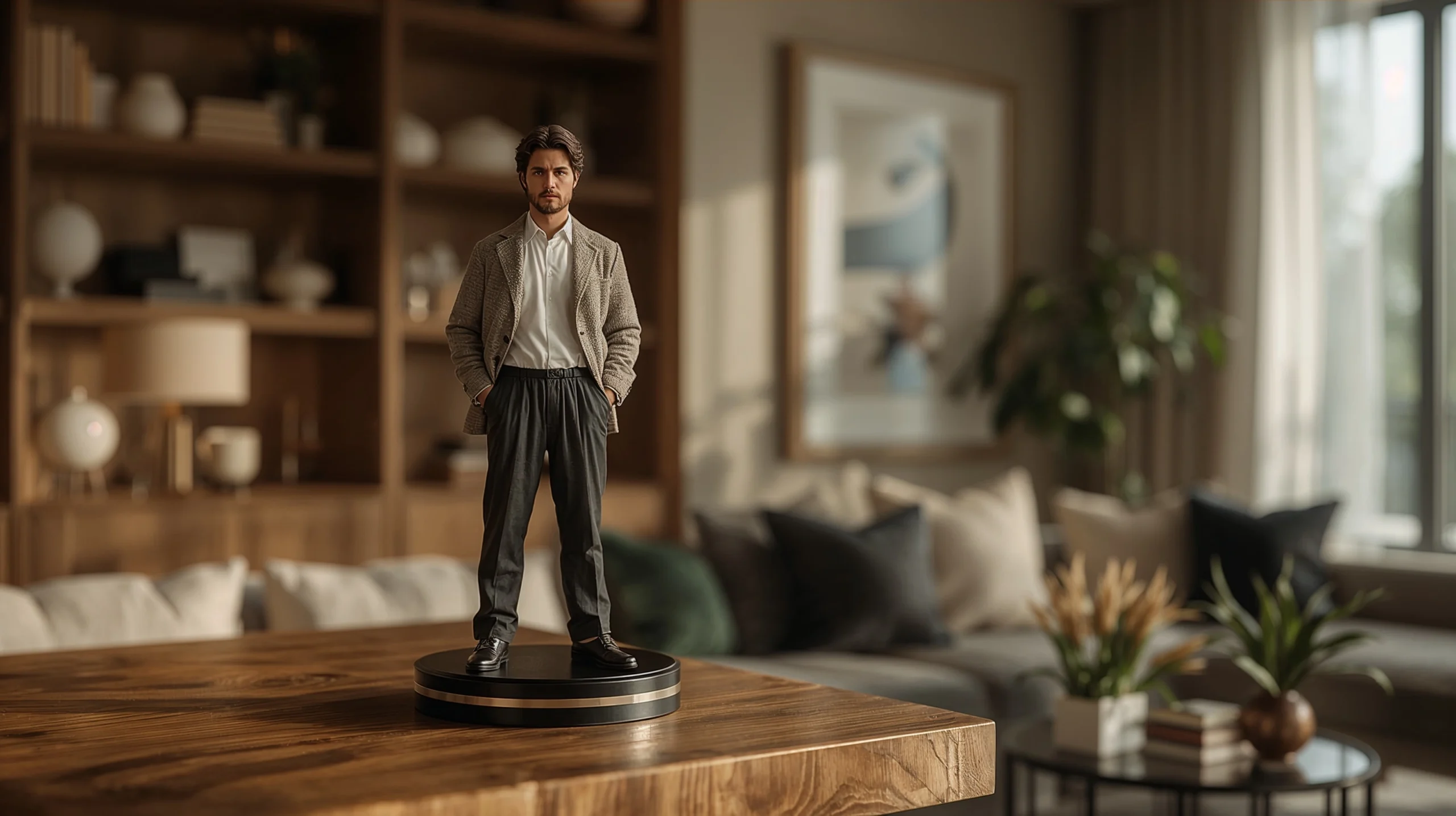 Figurine personnalisée représentant une personne à partir de photographies